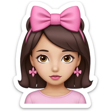 Girly girl morenita  sticker