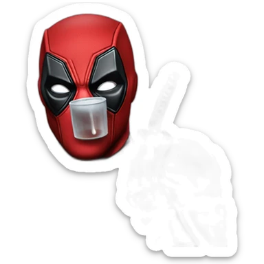 Deadpool's drinking jagermaister sticker