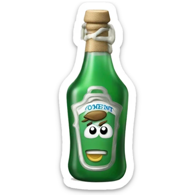 Rumpleminze bottle sticker