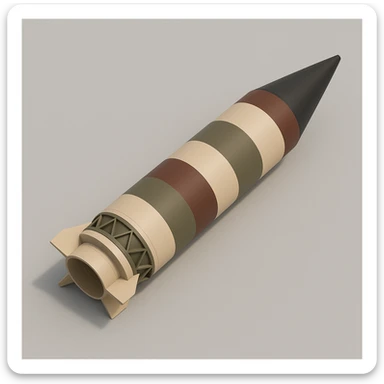 Изометрическая модель этой бомбы, без надписей и флагов и машины sticker