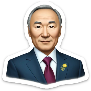 Nazarbaev President of Kazakhstan sticker