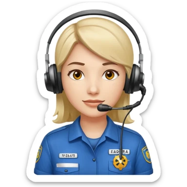 Emergency Dispatcher. sticker
