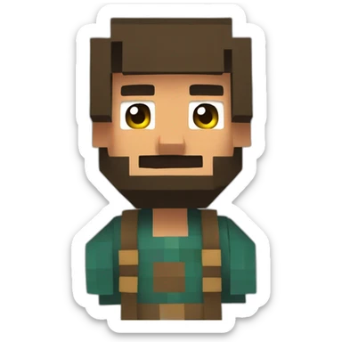 Villager Minecraft sticker