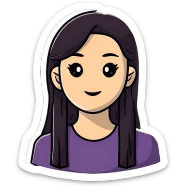 Gorgeous woman sticker