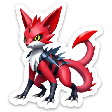 Shiny Exotic Bisharp-Sneasel-Weavile-Zangoose-Scizor-Hybrid-Creature sticker