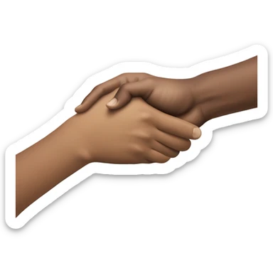 signe ave les mains avec les un deux faut par le deux main mis à l’horizontale et avec l’index droit au dessus du majeur gauche  sticker