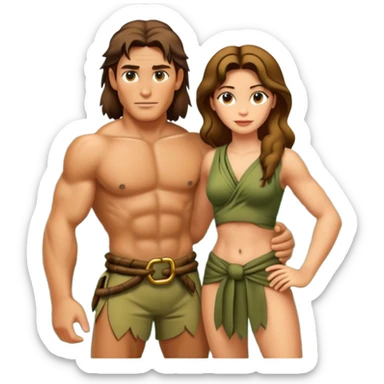 Tarzan and Jane sticker