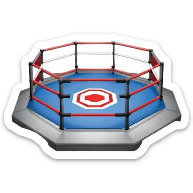 Mma octogone sticker