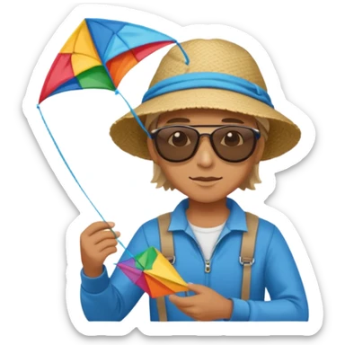 Kite Maker sticker