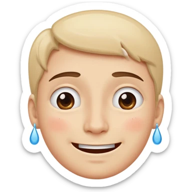 Feliz y triste sticker