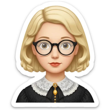 teacher in 17 century sticker