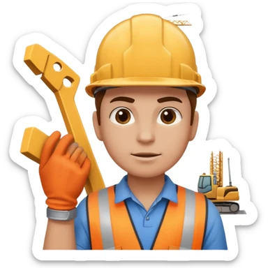 motivational climb higher themer Construction company AI prompt engineer mascot sticker