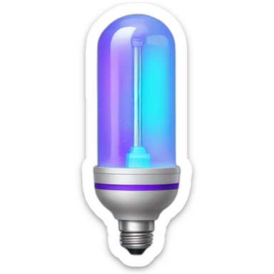 UV lamp sticker