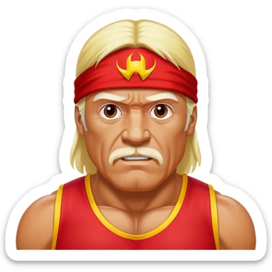 Hulk hogan  sticker