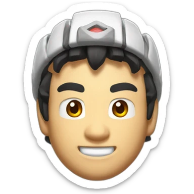 Ryu in  Mario kart sticker