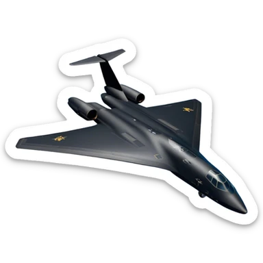 Military Bomber - B-2 Spirit - Northrop Grumman (Model Year: 2021) (Iconic colour: Stealth black) sticker