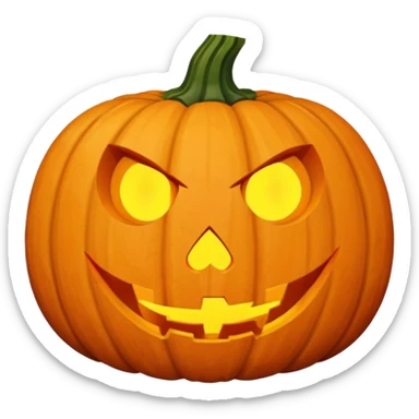 Halloween spooky sticker