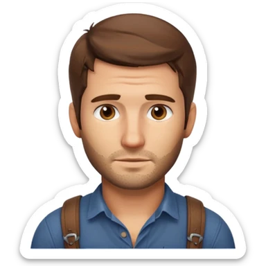 nathan drake uncharted sticker