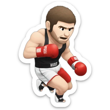khabib nurmagomedov boxing  sticker