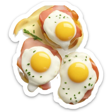 eggs Benedict  sticker