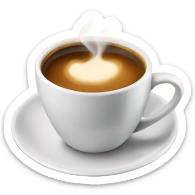 A nice hot coffee sticker