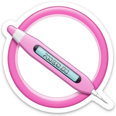 Positive pregnancy test  sticker