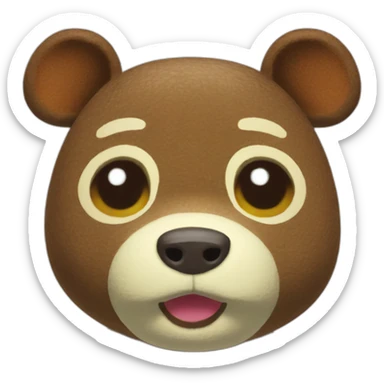 Tom Nook animal Crossing sticker