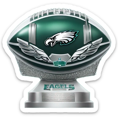 Philadelphia Eagles Super Bowl champs  sticker