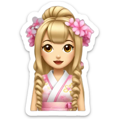 gyaru geisha sticker