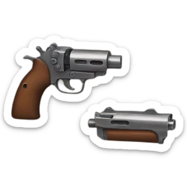 pistola muy pequeña sticker