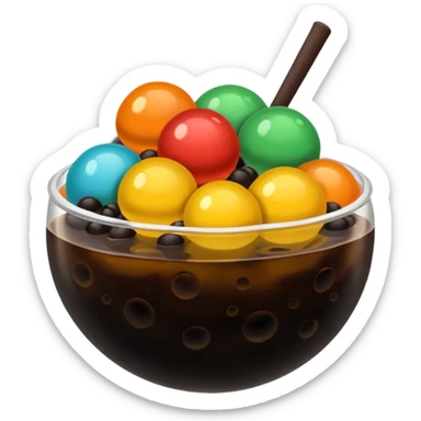 Pile of only boba sticker