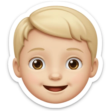 Toddler kids face sticker