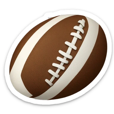 rugby ball sticker