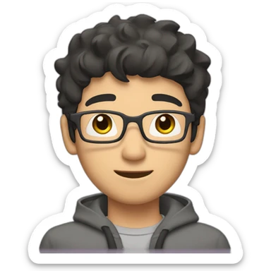 tadashi hamada with a laptop front view sticker