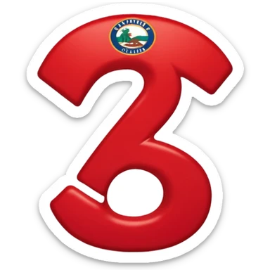 Number 19 in red that has the sporting California logo below it sticker