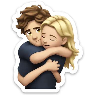 Emoji Chloe grace moretz hugging elrubiusomg sticker