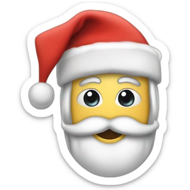 Un diente con gorro navideño dinde diga la palabra Dra.Kathleen sticker