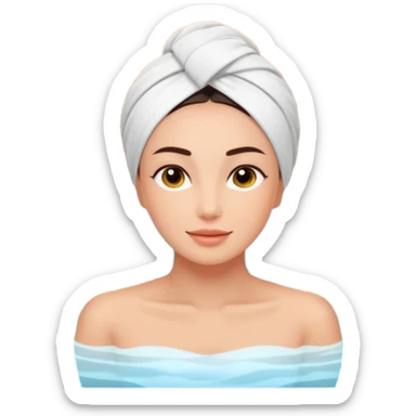 Spa time sticker