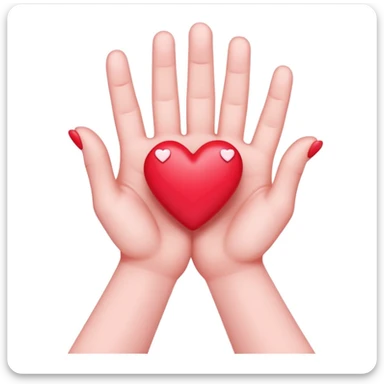 intertwined pinky fingers with a small heart sticker