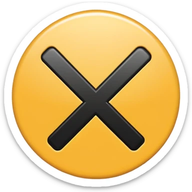 Emoji sem ser de rosto apenas um circulo azul tipo esse 🔵 e no meio um sinal de certo da cor preta assim ✔️ sticker