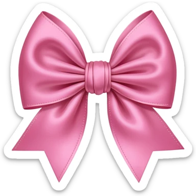 A coquette bow  sticker