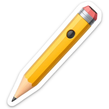 Pencil sticker