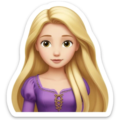 Rapunzel grimm brothers sticker