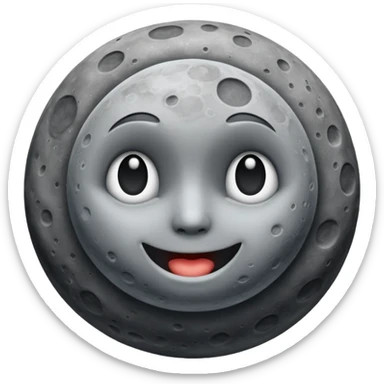 moon dark sticker