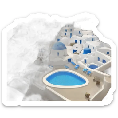 santorini sticker