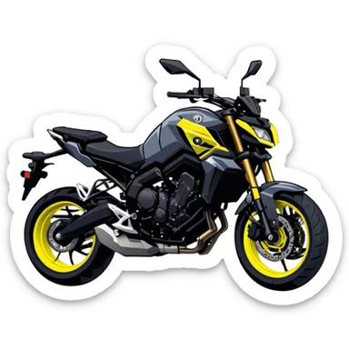 Yamaha MT09 motorcycle sticker