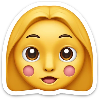 visage d'un pretre avec une calvitie et une toge sticker