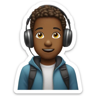 Kids listening for the first time sticker