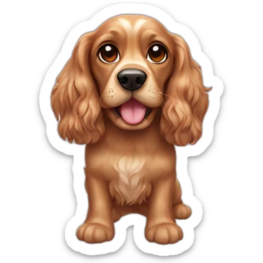 Cocker Spaniel dog sticker