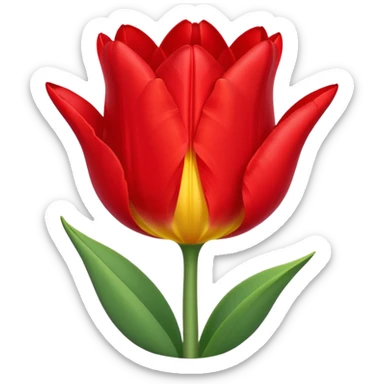 tulip flower sticker